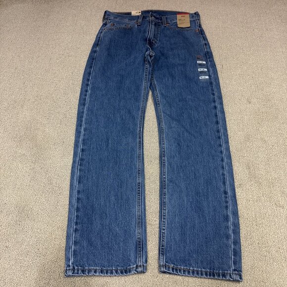 Levi’s 505 Jeans Blue Pockets Men’s Size 30x30 NWT - Picture 1 of 13